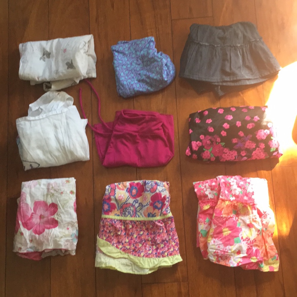 BUNDLE BARGAIN 7 Skirts 2 Dresses Size 7/8-10/12